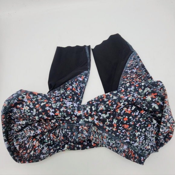 Lululemon Wunder Under High-Rise Crop 23" Tight In Scallop Water Blossom Size 6 - Picture 6 of 16